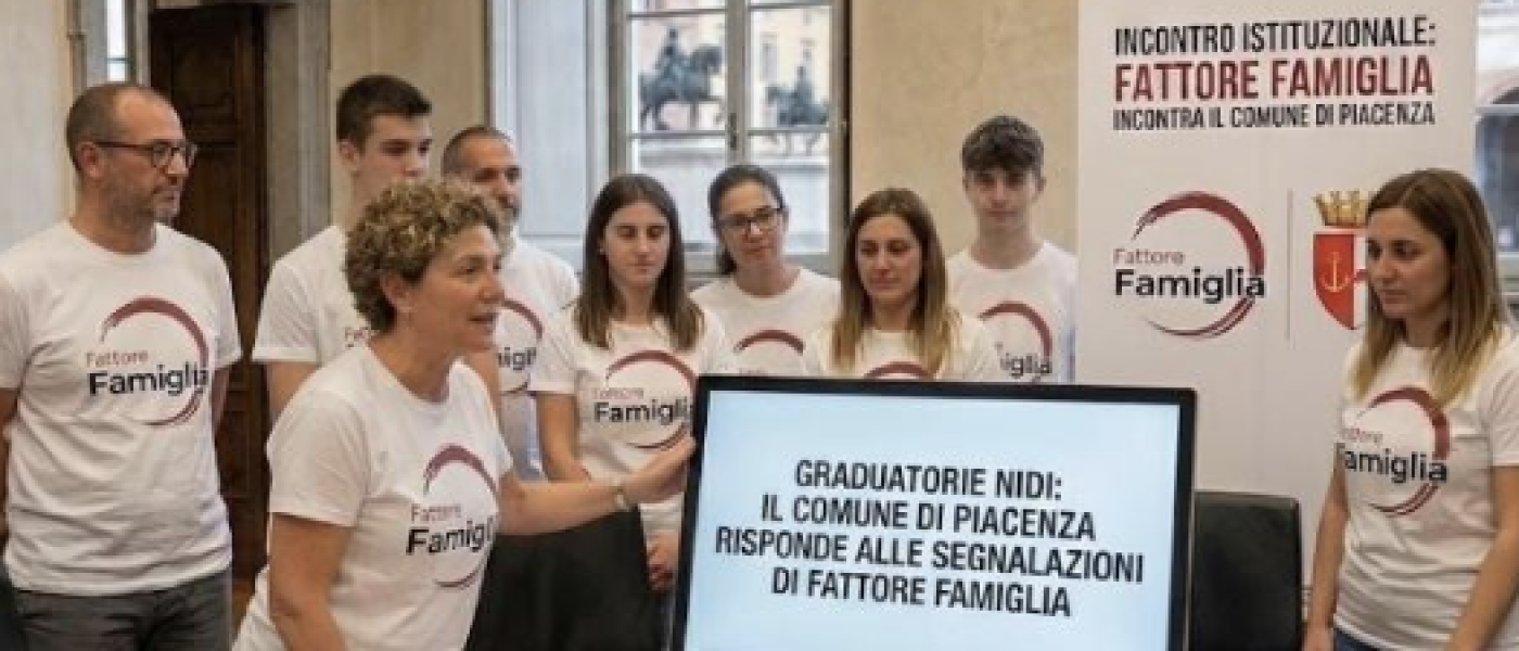 Graduatorie Nidi: il Comune di Piacenza risponde alle segnalazioni di Fattore Famiglia